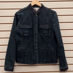 Dressed up jean jacket